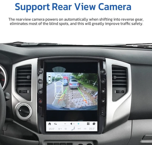 Alt view image 4 of 5 - aoonav 12.1 Inch Android Car Radio Upgrade for Toyota Tacoma 2005-2015 Auto Stereo Replacement Multimedia Video Player GPS Navigation Head Unit, Support Carplay/WIFI/4G LET/BT/DSP/OEM JBL System
