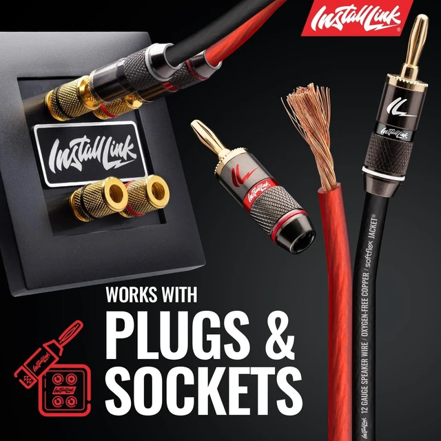 Alt view image 5 of 5 - Install Link 12 AWG Gauge Speaker Wire (30 Feet) Car or Home Theater (OFC)