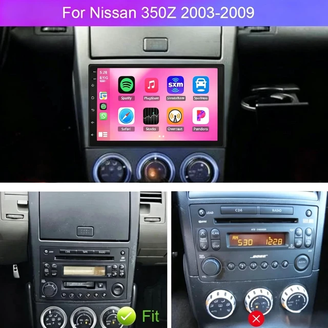 Alt view image 5 of 5 - 4+64G Car Stereo for Nissan 350Z 2003-2009 with Carplay Android Auto