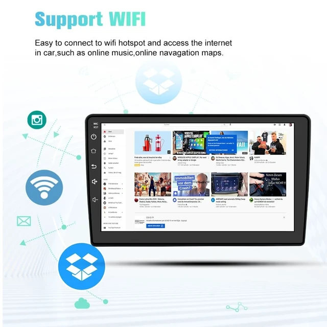 Alt view image 3 of 5 - Junsun Car Radio Stereo Upgrade for Dodge RAM 1500 2500 3500 2009 2010 2011 2012,Plug and Play Head Unit with CarPlay Android Auto 4Core 64GB