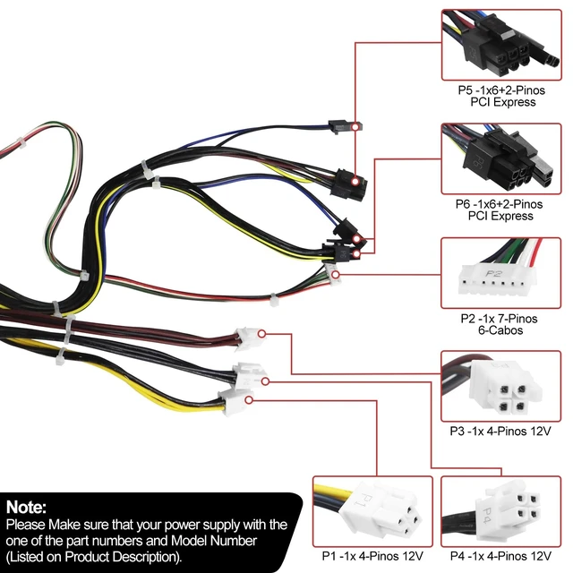 Alt view image 4 of 5 - LXun Upgrade L36049-003 DPS-650AB-30A 650W Power Supply Compatible with HP Z2 G4 Z1 G5 800 G3 G4 G5 TE01 TG01 PSU Replacement Part L36048-003 L57253-003 DPS-650AB-30 A Workstation Power Supply