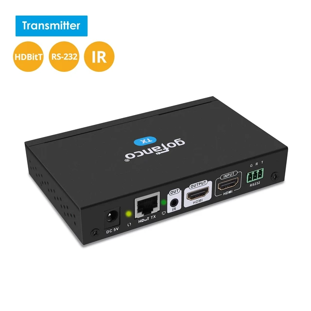 Alt view image 3 of 5 - gofanco 1080p HDMI Over IP Extender - Transmitter (HDExtIP-TX)
