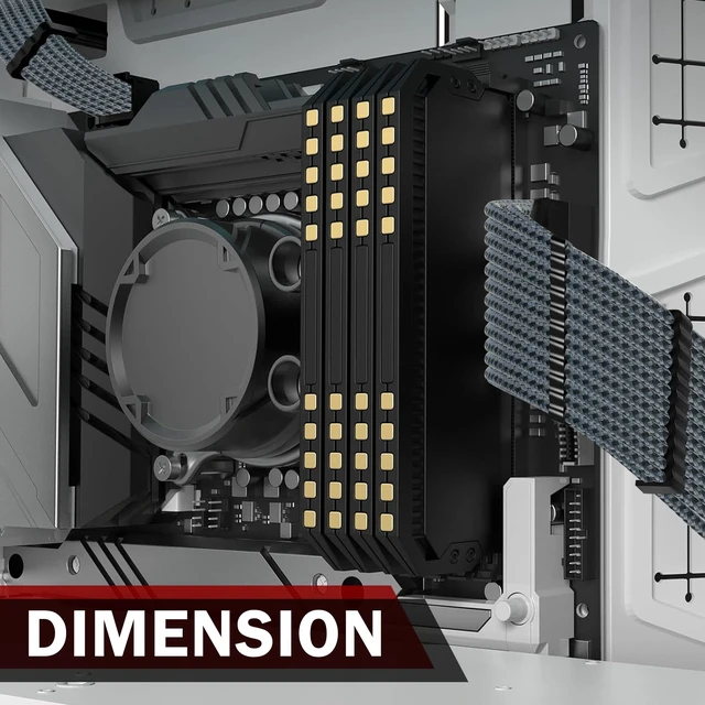 Alt view image 4 of 5 - Thzzhnno 18AWG PSU Cable Extension GPU PC Power Supply Braided Cables, 1x24Pin ATX/1x8Pin(4+4) EPS/2x8Pin(6+2) PCIE Extension Cable -30CM