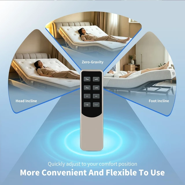 Alt view image 4 of 5 - New Replacement Remote Control for Mattress Firm 300 Enso Adjustable Bed