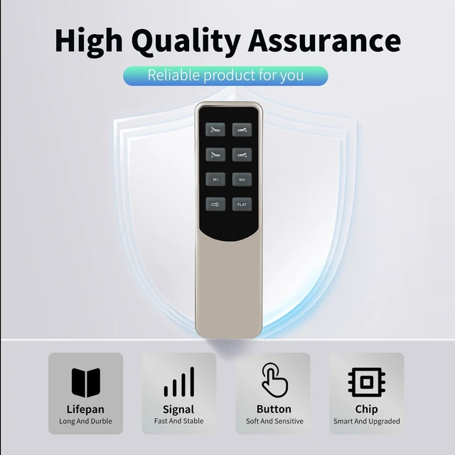 Alt view image 3 of 5 - New Replacement Remote Control for Mattress Firm 300 Enso Adjustable Bed