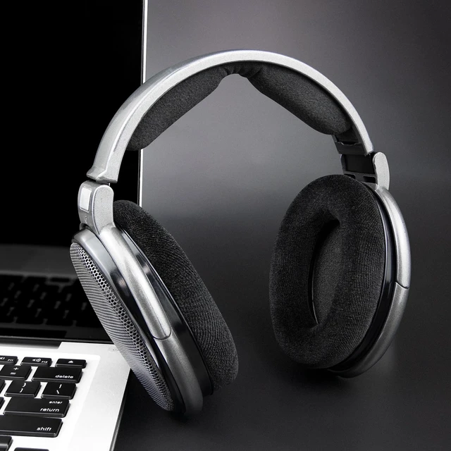 Alt view image 3 of 5 - SOULWIT Replacement Kit for Sennheiser HD600/HD650/HD660/HD6XX - Black