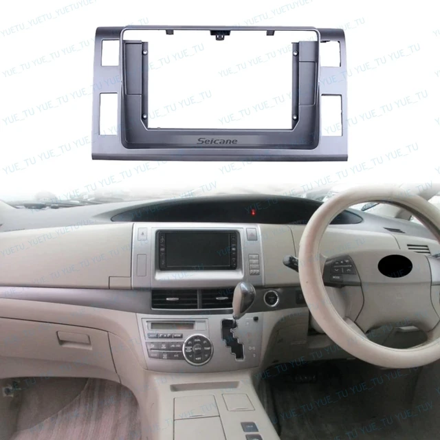 Alt view image 2 of 5 - Installation Dash Kit Android Car Radio fits for Toyota Estima 2006-2012 RHD 10.1inch 2DIN Aftermarket Stereo Mounting Fascia Panel