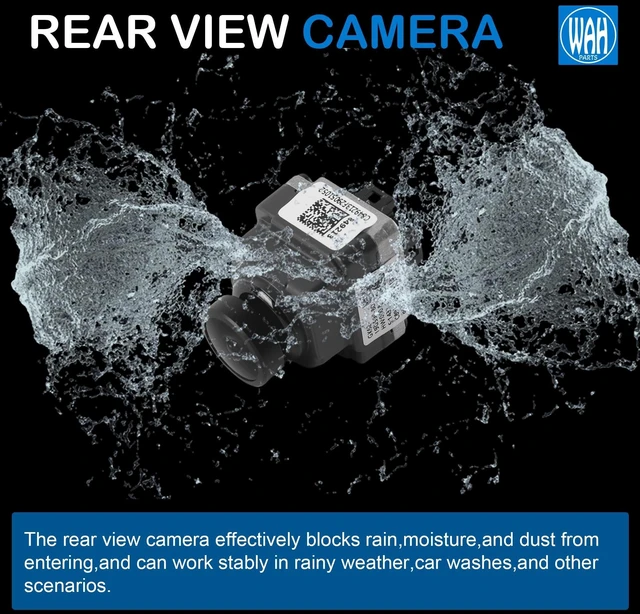 Alt view image 4 of 5 - Wahparts GK62-19G590-BD Rear View Camera Compatible with Land Rover
