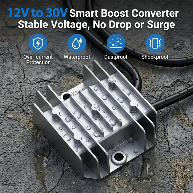 Alt view image 2 of 5 - Starlink Mini Car Adapter with Step Up Converter 105W