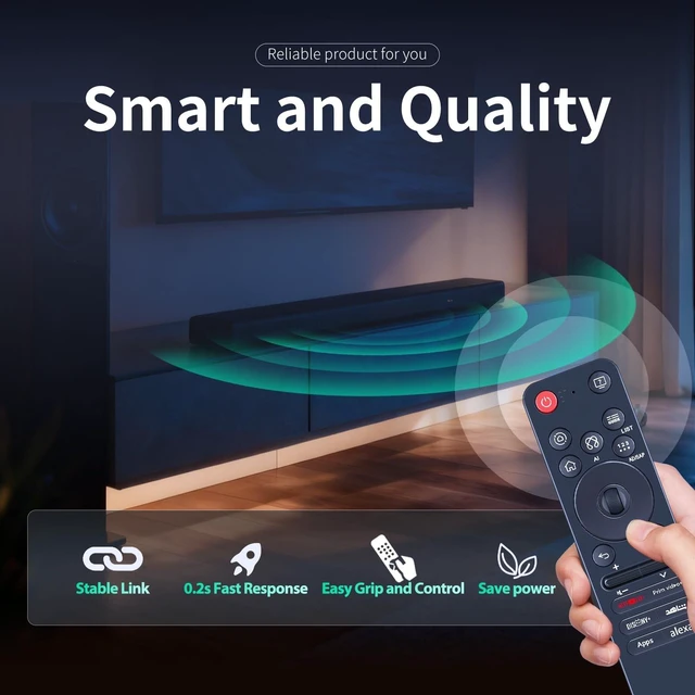 Alt view image 3 of 5 - MOVHEIYL MR25GA AKB76046607 Magic Voice Remote Control Replacement for LG LED 4K UHD Smart AI TV 2025 G5, C5, CS5, B5 Series QNED86A, QNED80A, QNED70A, Nano80A, UA85, LR 650B