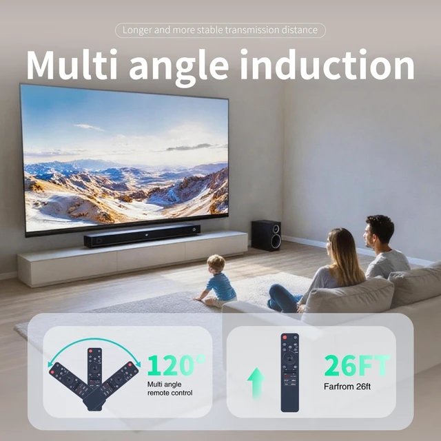 Alt view image 5 of 5 - MOVHEIYL MR25GA AKB76046607 Magic Voice Remote Control Replacement for LG LED 4K UHD Smart AI TV 2025 G5, C5, CS5, B5 Series QNED86A, QNED80A, QNED70A, Nano80A, UA85, LR 650B