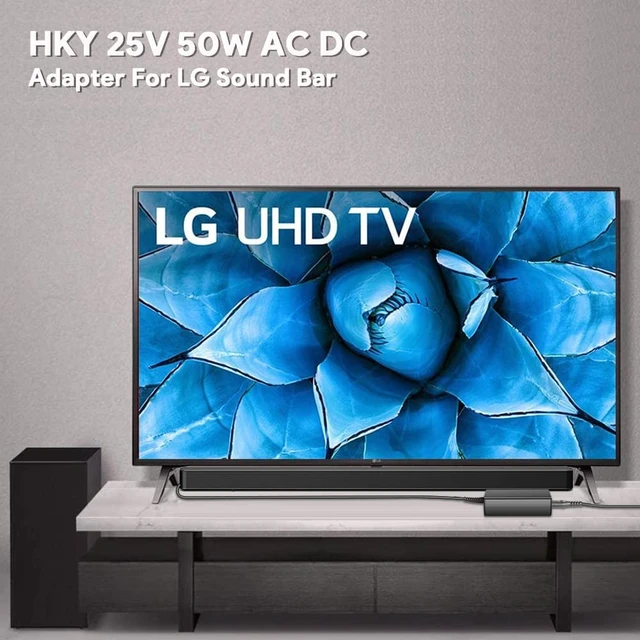 Alt view image 3 of 5 - HKY 25V AC Adapter Compatible with LG Electronics SH4 2.1ch 300W 360W SK5Y SK6Y SK8Y NB3540 NB5540 NB5541 AS851 LAS851M DA-50F25 DA-38A25 EAY62909702 SH6 SH5B SH7B Musicflow LAS750M LAS751M HS8 SHC4
