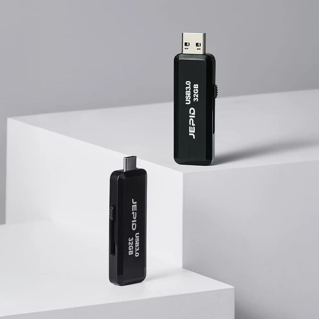 Alt view image 3 of 5 - JEPID USB Flash Drive USB 3.0 Memory Stick with High-Speed Data Transfer, Thumb Drive for PC, Mac, Laptop, Car, and More (32.0, GB)