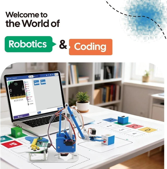 Alt view image 4 of 5 - SIYEENOVE Micro:bit Programmable Robotic Arm Kit with Joystick Controller for STEM Education ^^ Compatible with MakeCode & MicroPython, microbit v2 and AA Batteries Not Included