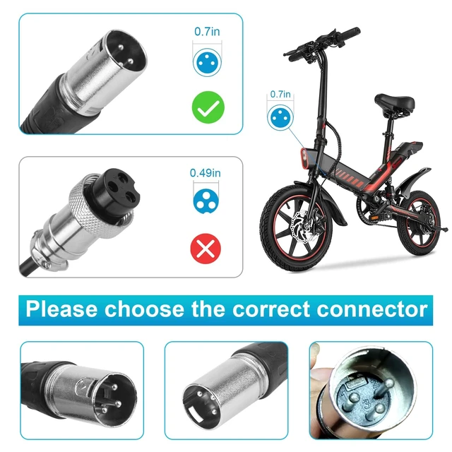 Alt view image 2 of 5 - 29V 5A 3-Pin Male XLR Charger for 24V Battery for Pride Mobility, Jazzy Power Chair, Lakematic,Golden Technologies, ShopRider RascalDrive Medical,24BC5000TF-1 Go-Go Elite Traveller