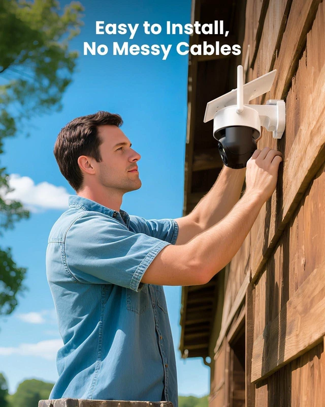 Alt view image 3 of 5 - CAMSTRO 4G LTE Cellular Solar Security Camera Wireless Outdoor, No WiFi