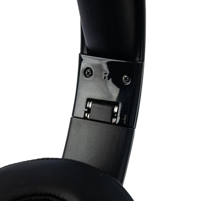 Alt view image 5 of 5 - RadioShack Bluetooth 5.4 Headphones 30 Hour Battery Foldable Black