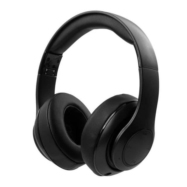 Alt view image 2 of 5 - RadioShack Bluetooth 5.4 Headphones 30 Hour Battery Foldable Black