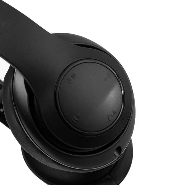 Alt view image 3 of 5 - RadioShack Bluetooth 5.4 Headphones 30 Hour Battery Foldable Black