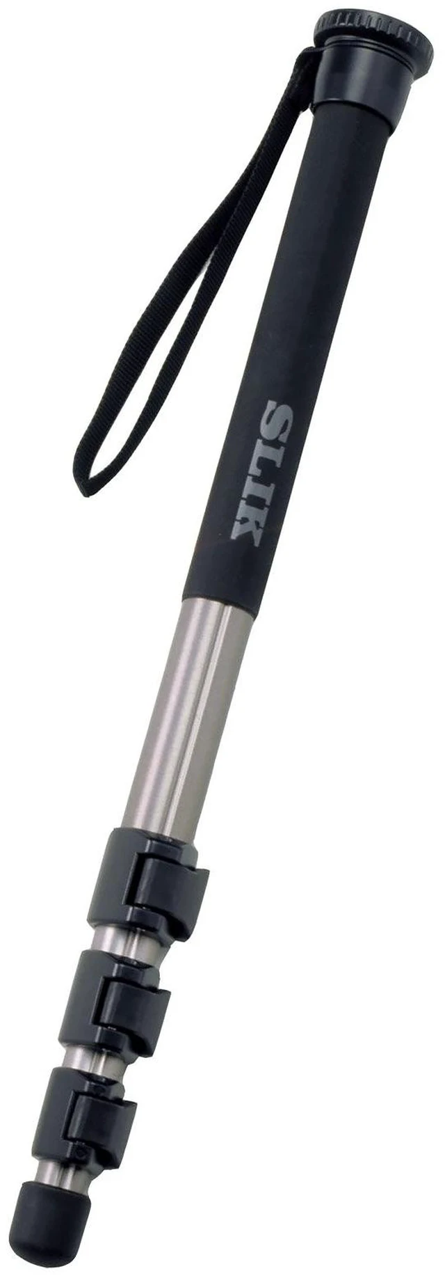 Main image of SLIK PRO Pod 600 AMT Alloy Monopod 63" Tall (615-600) - Folds Down to 21", Weighs 1.3lbs, Supports 17lbs, Foam Wrapped Grip, Lever Locks