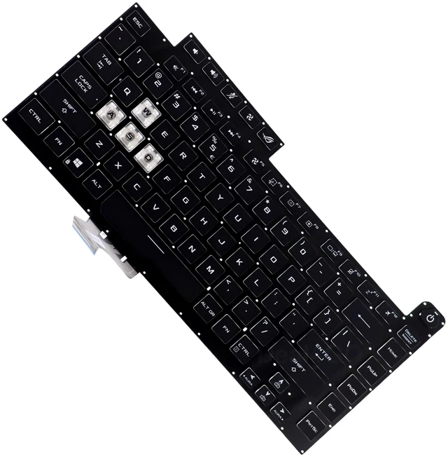 Main image of Deal4GO 1-Zone 8-pin Backlit Keyboard 90NR01L3-R31US1 Replacement for ASUS G531GT G531GD G531GU GL531GT GL531GU G512LI G531GT-BI7N6