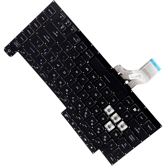 Alt view image 4 of 5 - Deal4GO 1-Zone 8-pin Backlit Keyboard 90NR01L3-R31US1 Replacement for ASUS G531GT G531GD G531GU GL531GT GL531GU G512LI G531GT-BI7N6