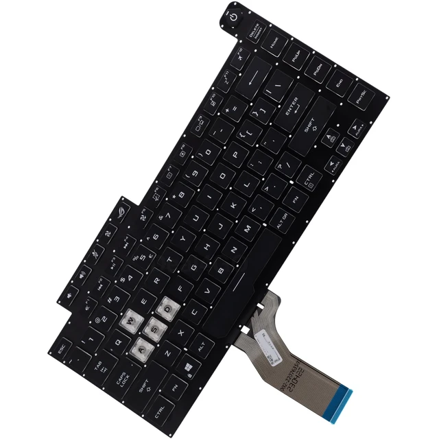 Alt view image 5 of 5 - Deal4GO 1-Zone 8-pin Backlit Keyboard 90NR01L3-R31US1 Replacement for ASUS G531GT G531GD G531GU GL531GT GL531GU G512LI G531GT-BI7N6