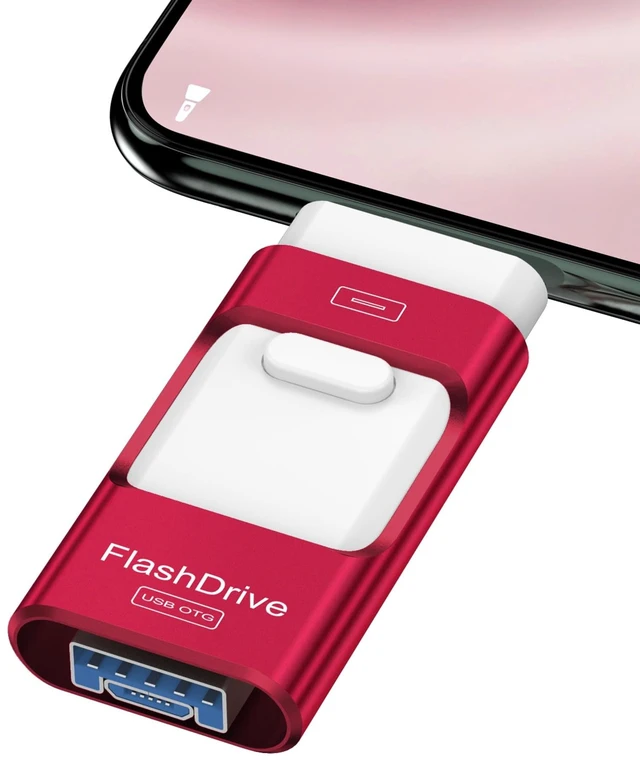Main image of 512GB Flash Drive for Phone Photo Stick,Thumb Drive USB Stick High Speed Transfer USB Drives External Picture Video Storage Memory Expansion for Phone/Pad/PC (Copper Red)