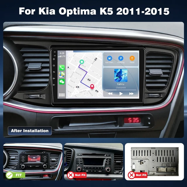 Alt view image 2 of 5 - 4Core+64G Android Car Radio for Kia Optima K5 2011 2012 2013 2014 2015
