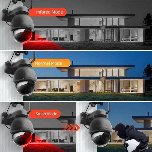 Alt view image 5 of 5 - BOAVISION AOV Solar WiFi Security Camera Outdoor, Pan Tilt Zoom Cam with 8W Solar Panel & 14400mAh Battery, 24/7 Recording, Ultra Clear 940nm Invisible Night Vision, Humanoid Tracking
