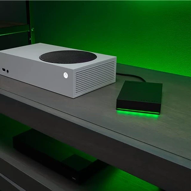 Alt view image 2 of 2 - Xbox Game Drive 5TB Storage Capacity LED Light Bar Compatible with Xbox Series X^^S and Xbox One