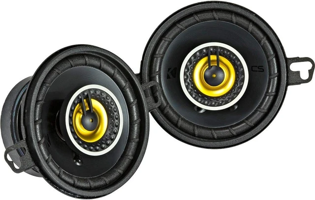 Alt view image 2 of 5 - KICKER Speaker Package of 2 Items: Four 3.5" CS Series Coaxial Speakers 4-Ohm - 2X 46CSC354