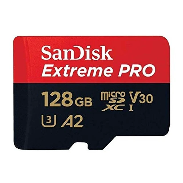 Alt view image 3 of 5 - SanDisk UHS-I MicroSD 128GB Extreme Pro Card Works with GoPro Action Cams