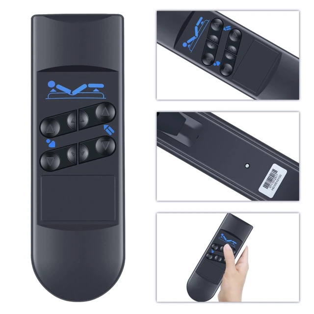Alt view image 2 of 3 - 5 Pin 6 Button Remote Replacement for Okin Refined Hospital Bed