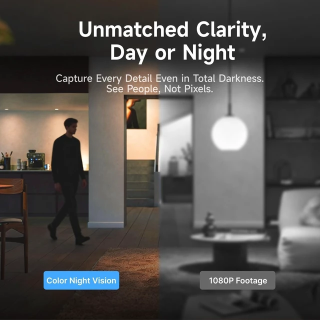 Alt view image 5 of 5 - VSTARCAM 6MP Dual Lens Indoor Security Camera Wireless, 2.4G/5G WiFi Dual-Band with 360 PTZ & AI Auto Tracking, Color Night Vision, Two-Way Audio, Baby Monitor Pet Camera for 24/7 Home Security