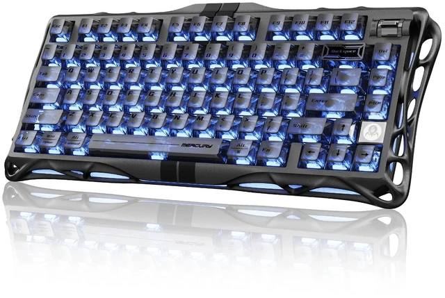 Main image of GravaStar Mercury V75 Hall Effect Gaming Keyboard, 75% Wired Magnetic Switch Keyboard, 8000Hz Polling Rate, 0.005mm Rapid Trigger, Adjustable Actuation, UFO Magnetic Switches, Web-Based Driver