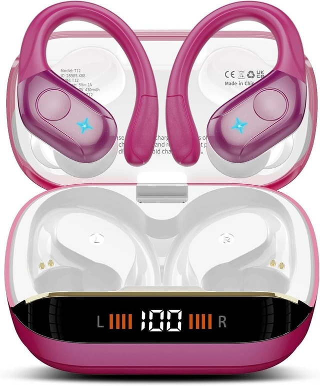 Main image of Ltinist Bluetooth 5.4 Headphones, 75H Sports Wireless Earbuds Bass Stereo