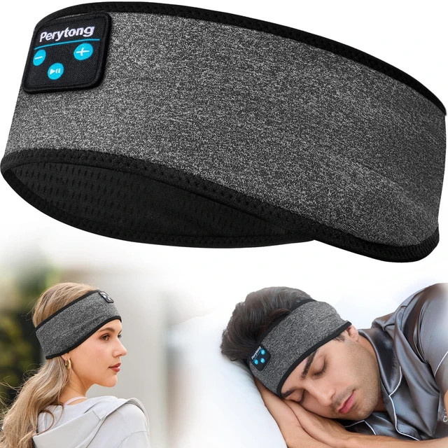 Main image of Bluetooth Headband Earphones with Charging, Ultra-Soft Headband for Sleeping, Side Sleepers, Insomnia, Workout, Jogging, Yoga, Air Travel & Meditation - The Gift for Men & Women Who Want Music