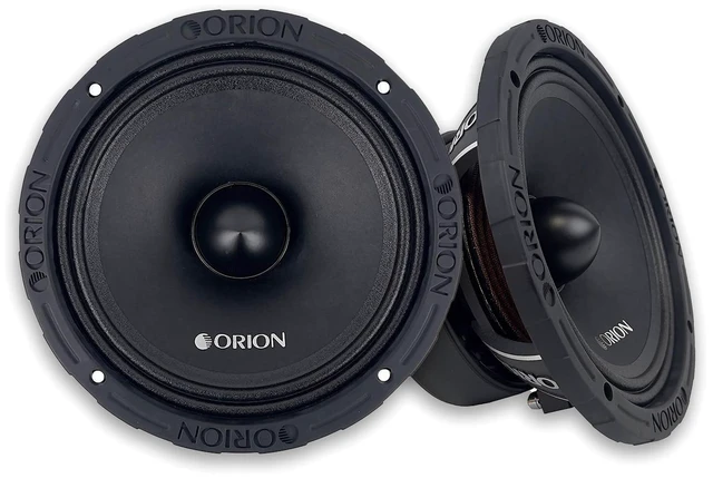 Main image of ORION XTR XTX858 High Efficiency 8 Mid-Range Bullet Loudspeakers, 1600W Max Power, 400W RMS, 8 Ohm, 2 Voice Coil - Pro Car Audio Stereo, Midrange Speakers (Pair)