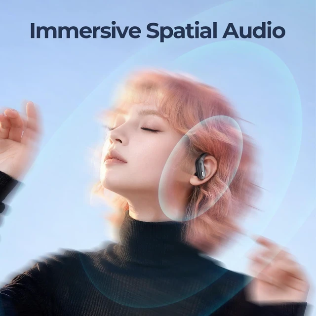 Alt view image 5 of 5 - GNMN Active Noise Cancelling Ear Buds Wireless Earbuds 90Hrs Playtime Bluetooth Headphones with Hi-Res Stereo Deep Bass Power Display Earphones with Earhooks Waterproof (Black)