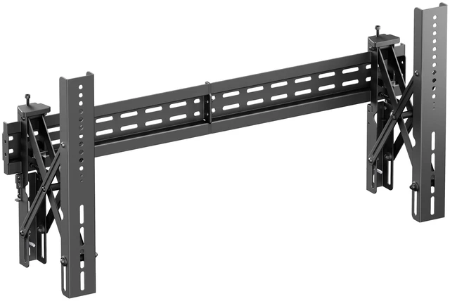 Main image of Mount Plus POP-48T Pop Out Video Wall Mount System for 37 to 70" TVs ^^ TV Menu Board ^^ Max VESA 600x400 ^^ Commercial Grade 154 Lbs ^^ Anti-Theft Protection ^^ Full Extension to 8.7" (1 Pack)