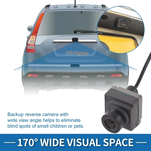 Alt view image 3 of 5 - A ABSOPRO Rear Camera for Chevy for GMC for Sierra Silverado 1500 2500 3500