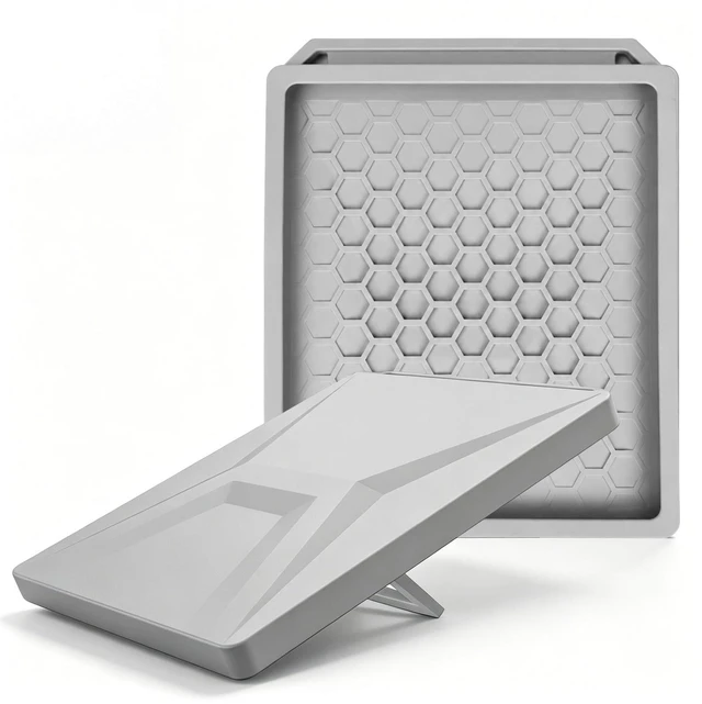 Main image of OXLION Starlink Mini Protective Cover, Silicone Case for Starlink Mini Dish with Ventilated Honeycomb Design, Weather-Resistant Shock-Absorbing Protector for RV, Camping and Travel