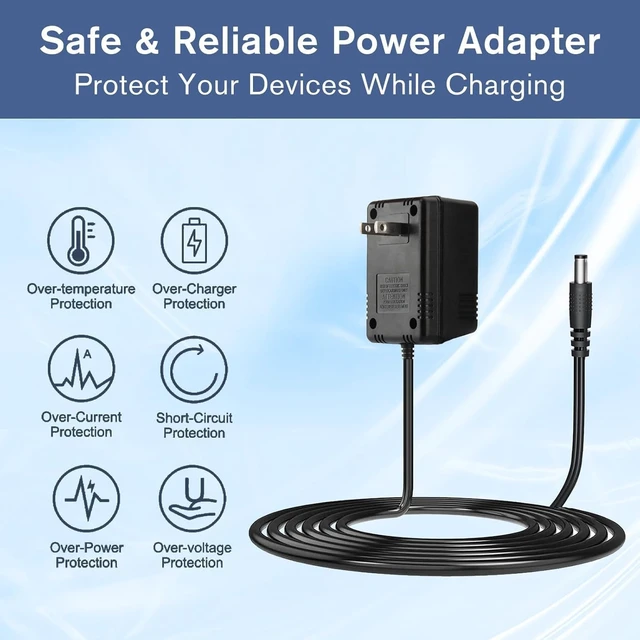 Alt view image 2 of 5 - SMSZQR 12V AC Powe Adapter Transformer for Model No: K12-700