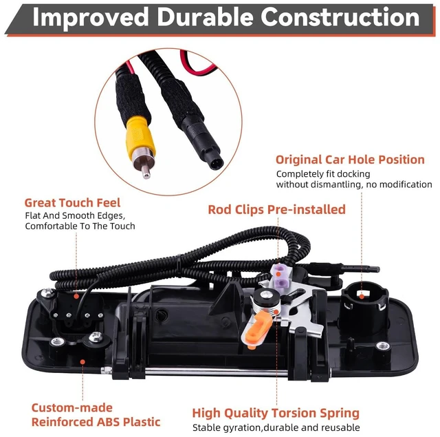 Alt view image 5 of 5 - DEAL AUTO ELECTRIC PARTS Tailgate Handle Backup Camera Replaces 69090-0C051