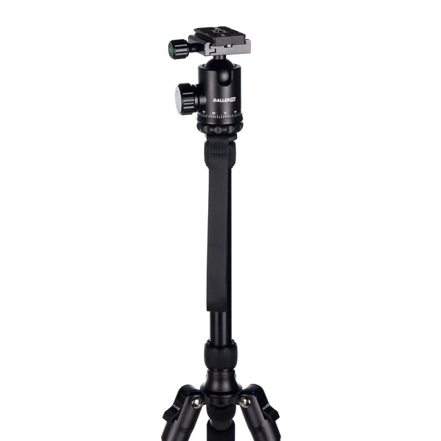 Alt view image 3 of 5 - Ultra Portable 80 Aluminum Tripod Stand Official BallerCam Accessory, Lightweight 5-Section Travel Tripod with Ball Head, Folds to 16.5, Max Load 35lb