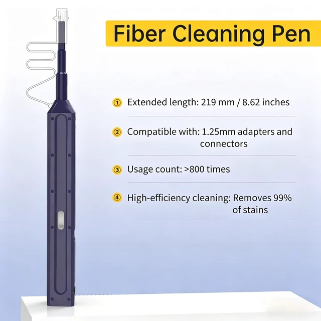 Alt view image 4 of 5 - SK-LINK 1.25mm One-Click Fiber Optic Pen LC/MU 5pk