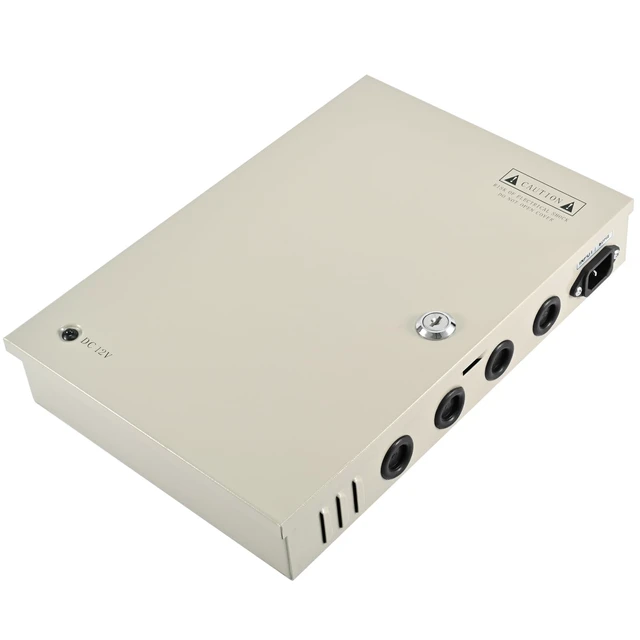 Alt view image 4 of 5 - CCTV Power Supply Box 18-Channel 12V 10A with Resettable Fuse