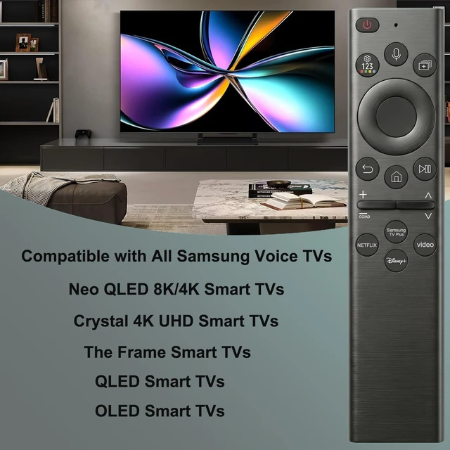Alt view image 3 of 5 - for Samsung TV Remote All 2019-2026 Smart TV Voice Remote Control
