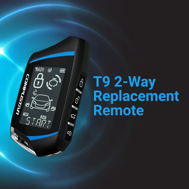 Alt view image 2 of 5 - Compustar T9 2-Way Interactive LCD Replacement Remote with 3000' Range